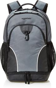 img 4 attached to AmazonBasics ZH1802045R3 Sports Backpack Graphite Backpacks and Laptop Backpacks