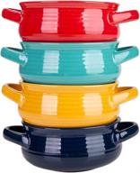 cutiset ounces ceramic handles multicolor logo