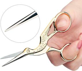 img 1 attached to 🧵 Stainless Everyday Sewing Scissors for Embroidery and Sewing