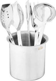 img 4 attached to All-Clad Stainless Steel Cook & Serve Tool Set, 6-Piece: The Ultimate Kitchen Essential for Gourmet Cooking