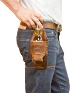 🥃 handmade bourbon hide drink holster logo