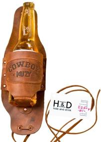 img 3 attached to 🥃 Handmade Bourbon Hide Drink Holster
