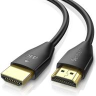 ultimate 4k hdmi cable: 3.3 ft high-speed (4k@60hz, 18gbps) hdmi 2.0 cord - supports 4k 🔌 hdr, arc, 3d | hdcp 2.2 | ethernet | uhd tv, blu-ray, x-box, ps5/4/3, pc (3.3 feet, basic) logo