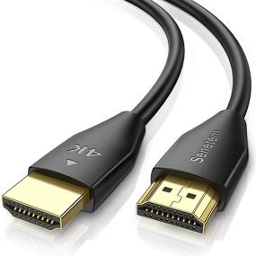 img 4 attached to Ultimate 4K HDMI Cable: 3.3 ft High-Speed (4K@60Hz, 18Gbps) HDMI 2.0 Cord - Supports 4K 🔌 HDR, ARC, 3D | HDCP 2.2 | Ethernet | UHD TV, Blu-ray, X-Box, PS5/4/3, PC (3.3 Feet, Basic)