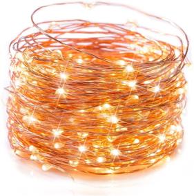 img 4 attached to 🌟 Minetom Fairy Lights Plug in, 40Ft 120 LED Waterproof Copper Wire Firefly Lights, with Remote and UL Adaptor, Starry String Lights for Wedding, Indoor, Outdoor, Christmas, Garden Decoration - Warm White