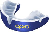 🦷 opro gold competition level sports mouthguard with case - protect yourself in rugby, hockey, lacrosse, boxing, mma, and more! logo