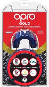 img 3 attached to 🦷 OPRO Gold Competition Level Sports Mouthguard with Case - Protect Yourself in Rugby, Hockey, Lacrosse, Boxing, MMA, and More!