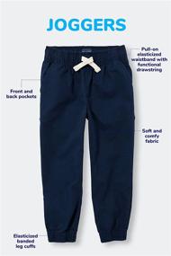 img 2 attached to 👖 Versatile Boys' Clothing: Children's Place Basic Jogger Tidal - Must-have Pants for Kids