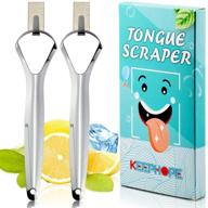 🌬️ enhance oral hygiene with keep hope tongue scraper set: eliminate bad breath and refresh your breath with medical grade stainless steel tongue cleaning tools - ideal for adults and kids logo