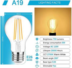 img 3 attached to 💡 Dazzle with Ascher Dimmable Filament: Classic Equivalence at its Finest