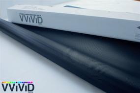 img 2 attached to 🔷 Усовершенствованная рулонная плёнка VViViD XPO Dry Navy Blue с эффектом углеродного волокна: Технология с выходом воздуха для идеального нанесения (1 фут х 5 футов)