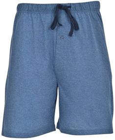 img 3 attached to Hanes Men's 2-Pack Cotton Lounge Drawstring Knit Shorts, Waistband & Pockets - Ultimate Comfort for Everyday Wear