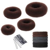 💇 hair bun maker kit - yafex donut bun maker set with hair ties and bobby pins logo