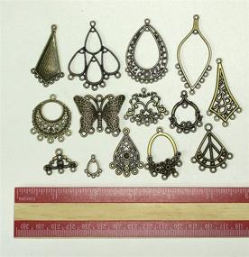 img 2 attached to Tibetan Connector Earring Chandelier Assorted