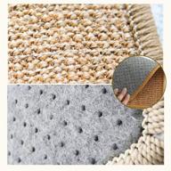 protect carpets and sofas with grabie 🐾 cat scratcher mat - natural sisal scratching pad rug logo