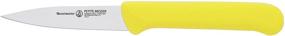 img 1 attached to 🔪 Messermeister 3-Inch Spear Point Parer Knife with Matching Sheath - Vibrant Yellow