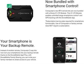 img 4 attached to Повысьте удобство вашего транспортного средства с помощью системы дистанционного запуска Compustar CSX4900-S 2-Way с пультом управления Drone X1LTE.