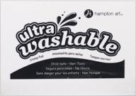 🖤 black washable ink pad by hampton art logo