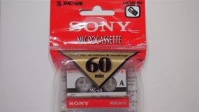 img 1 attached to 🎧 Sony MC-60 Microcassette Tapes - 3-Pack: Blank 60 Minute Cassette Tapes