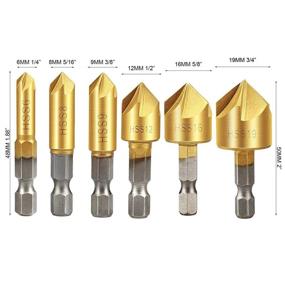 img 2 attached to 🔨 Precision Countersink Counterbore Reamer Chamfer Tool - 6mm 19