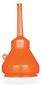 img 1 attached to 🔶 WirthCo B-692B 32105 Funnel King - Orange Capped Funnel with 1 Pint Capacity: Efficient and Durable