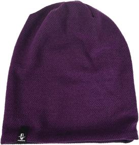 img 1 attached to 🧢 VECRY Mens Slouchy Beanie: Knit Skull Cap for Hip-hop Style, Winter & Summer Hat B305