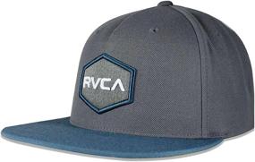 img 4 attached to RVCA Men's Adjustable Snapback Hat - Unmatched Comfort and Style