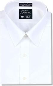 img 4 attached to 👔 Luxe Microfiber Regular Solid Collar: Unparalleled Style and Comfort