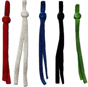 img 2 attached to YOSOGO 100 Pcs 1/4 Inch (6mm) Adjustable Sewing 🧵 Elastic Band Cord with Buckle for DIY 5 Assorted Colors