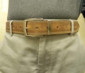 img 3 attached to 🤠 Heavy-Duty Leather Western Wear Belt