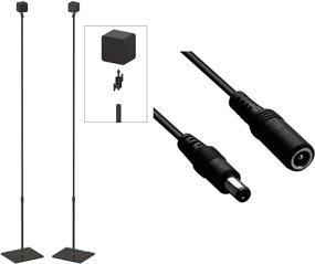 img 4 attached to 🕶️ Skywin VR Stand и Набор скрытого кабеля: Превосходная совместимость с базовой станцией HTC Vive - Премиальный стеклянный стенд HTC Vive и набор кабелей для датчиков Vive и Rift Constellation (версия со скрытым кабелем)
