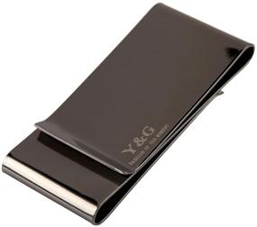 img 4 attached to 💼 Silver MC1023 Men's Accessories: Silver Rectangle Money Wallet, Card Case & Money Organizer