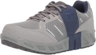 propet men's matthew grey sneakers - style and comfort combined logo