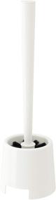 img 1 attached to IKEA 201.595.22 Toilet Brush Set - White, 13.70x4.00x2.50 inch