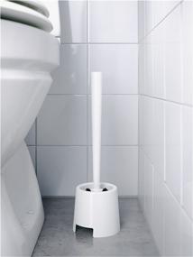 img 2 attached to IKEA 201.595.22 Toilet Brush Set - White, 13.70x4.00x2.50 inch