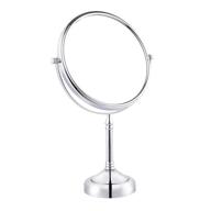 🔍 gurun 8-inch double-sided swivel tabletop makeup mirror with 10x magnification, 12.2-inch height, chrome finish m2251 (8in, 10x) логотип