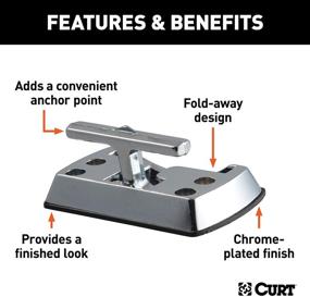 img 2 attached to CURT 83061 Fold Away Rope Hook
