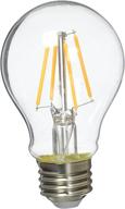 💡 bioluz led clear led edison style dimmable filament a19 4.5w - 40 watt equivalent soft white light bulb, ul listed - buy now logo