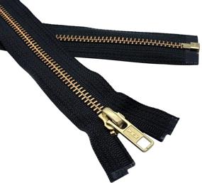 img 3 attached to YKK Brass Separating Zipper Black