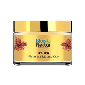 img 4 attached to 💙 Blue Nectar Ayurvedic Brightening Face Cream for Skin Glow - Turmeric, Aloe Vera & 13 Ayurvedic Herbs, Women's Skin Care, 50g