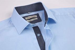 img 2 attached to 👔 Enhance Your Casual Style with Piero Lusso's Regular Sleeve Men's Clothing