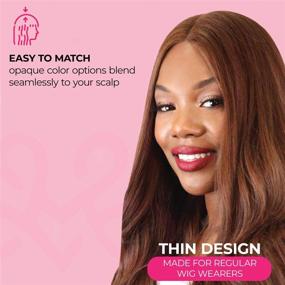 img 1 attached to 🎩 Premium Breathable Milano Collection Wig Caps for Women - Stretchable Nylon Bald Wig Cap Liner Stocking for Wigs and Lace Front Wigs - Black, 9-Pack (9 Count)