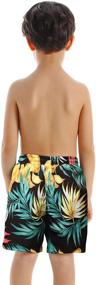 img 2 attached to 🩳 Stylish Swimwear: PURFEEL Matching Boys' Swim Trunks for 7-8 Years