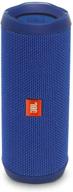 jbl flip 4 синий: водонепроницаемый портативный bluetooth динамик для исключительного звука логотип