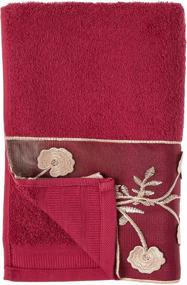 img 3 attached to Stay in Style with Popular Bath 970425 Ombre Rose Towel Set 3PC in Burgundy