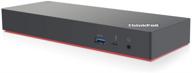💻 lenovo thinkpad thunderbolt 3 dock gen 2 135w (40an0135) - dual uhd 4k display, hdmi, dp, usb-c - 3 year warranty logo