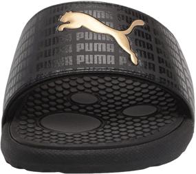 img 3 attached to PUMA Womens Slide Sandal Black Rose Women's Shoes