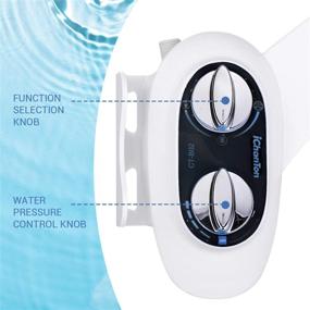 img 2 attached to iChanTon CT-B02 Non-Electric Bidet Toilet Attachment: Self-Cleaning Dual Nozzle, Frontal & Rear/Feminine Wash, Adjustable Water Pressure