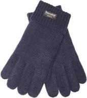 🧤 eem knitted gloves with thinsulate thermal technology: superior men's accessories for warmth and comfort logo