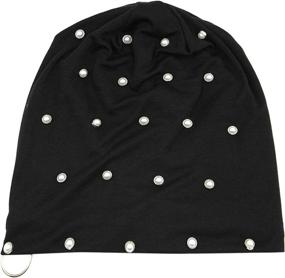 img 2 attached to Unisex Winter Beanies Hiphop Bonnet